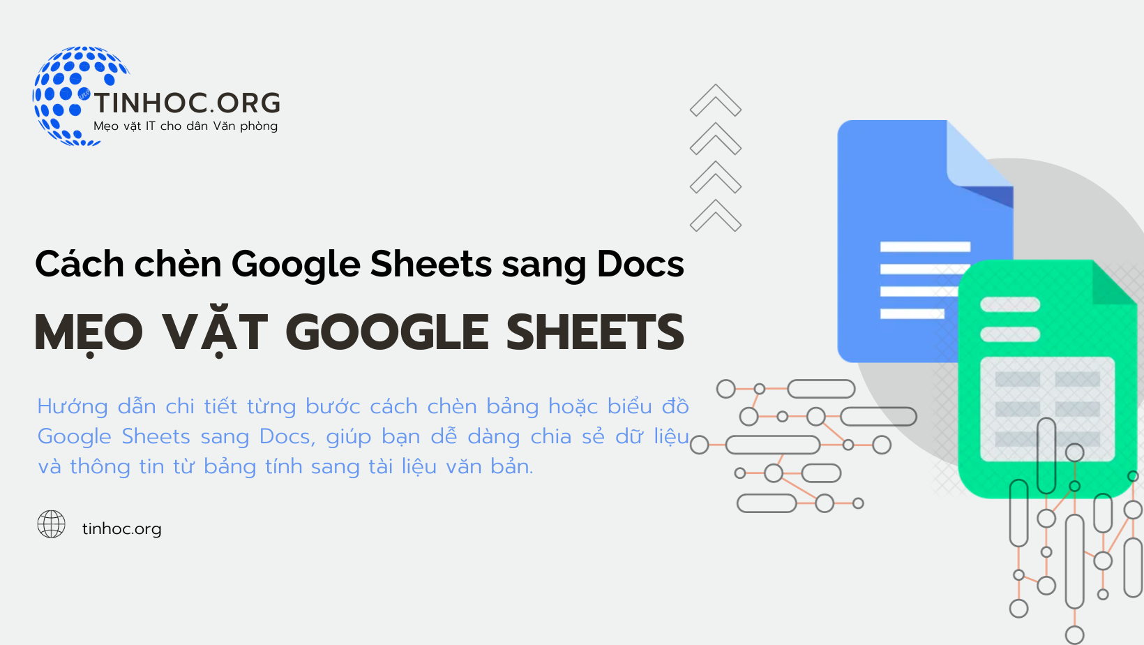 Cách chèn Google Sheets sang Docs