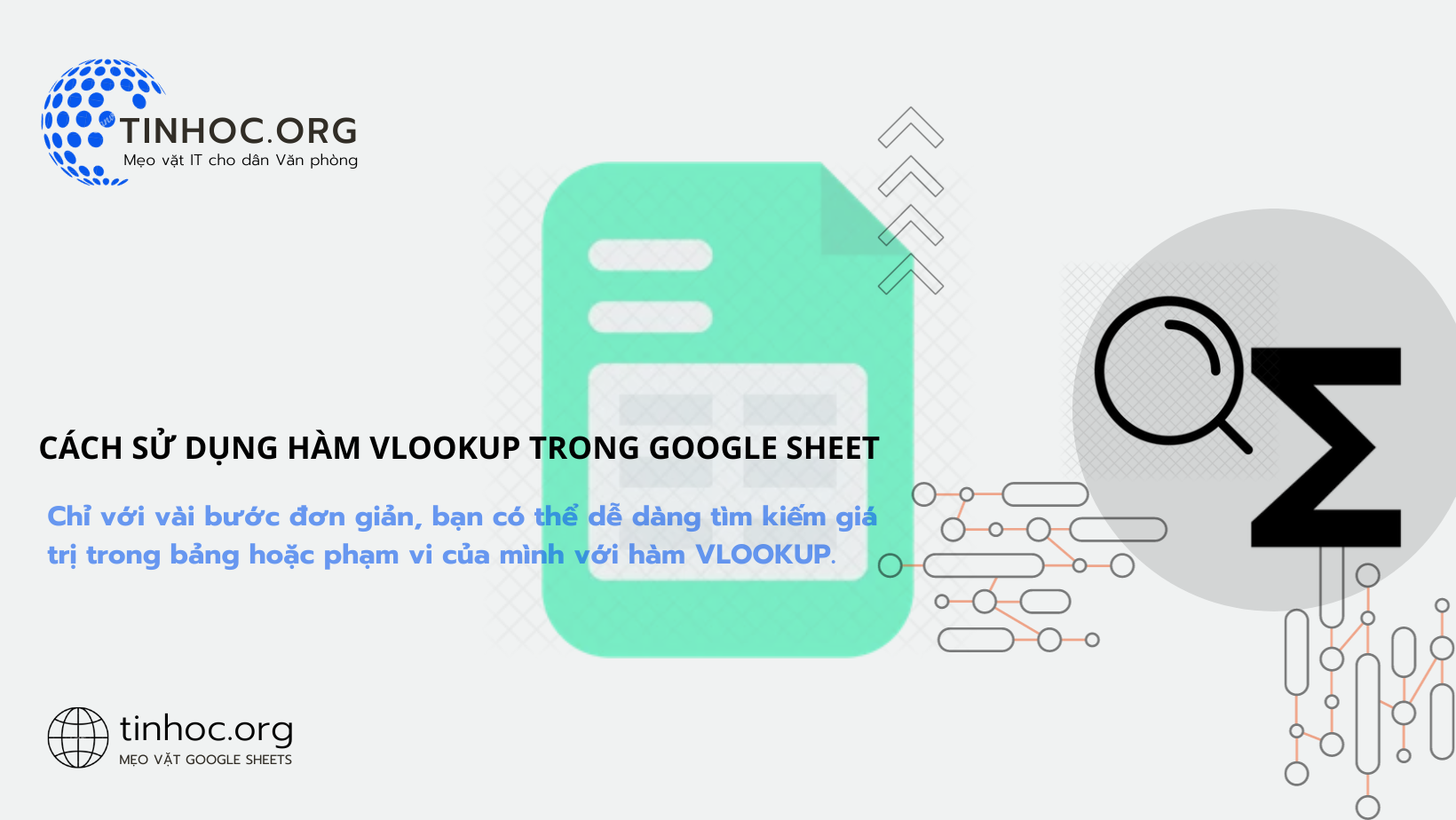 Cách sử dụng hàm VLOOKUP trong Google Sheet