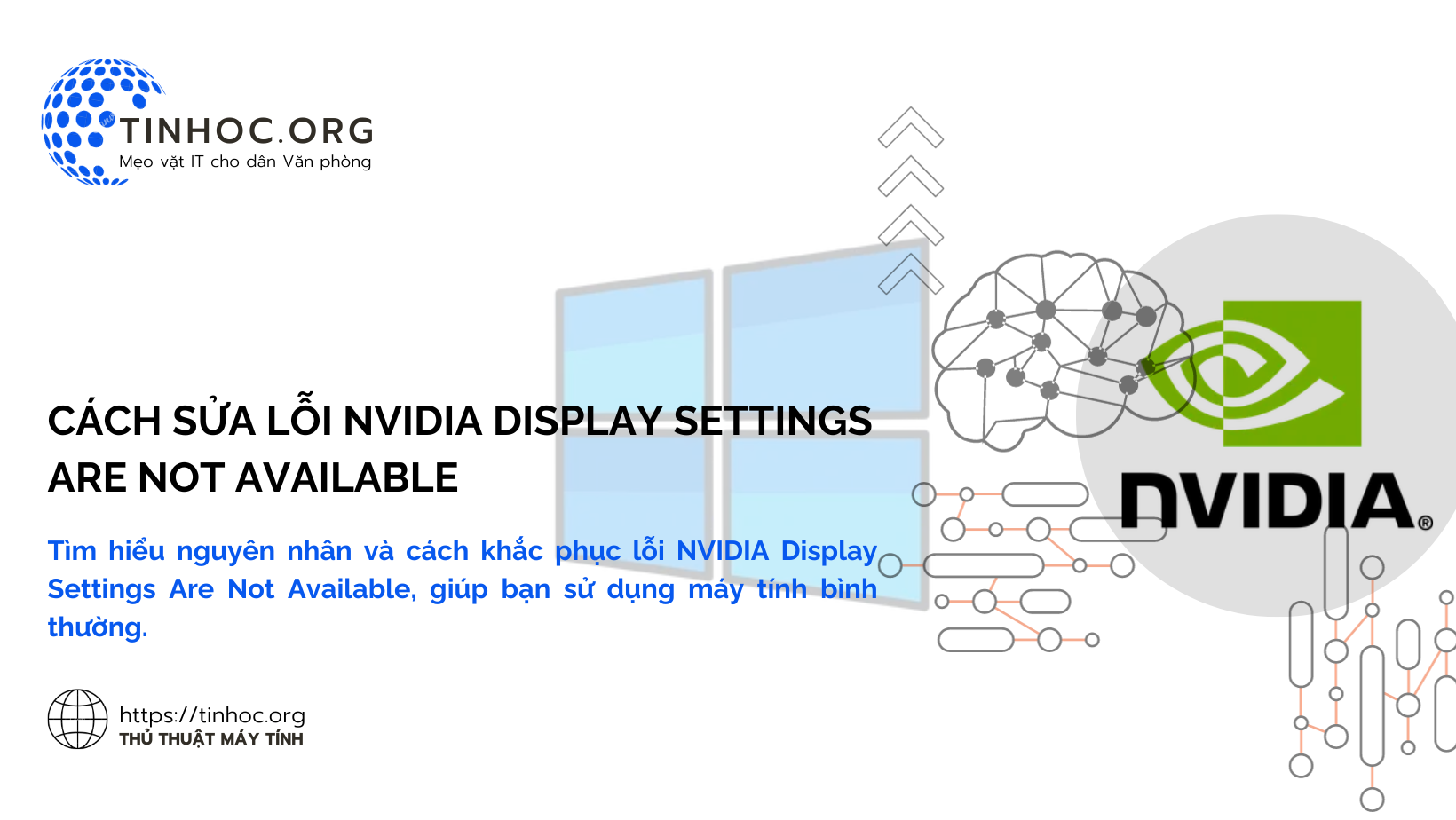 Cách sửa lỗi NVIDIA Display Settings Are Not Available