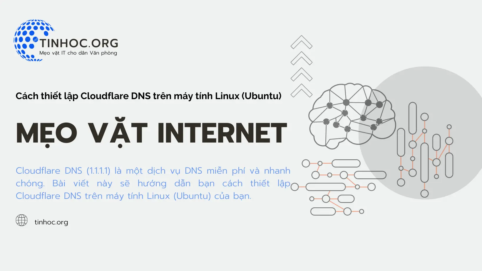 Hướng dẫn chi tiết cách thiết lập Cloudflare DNS trên máy tính Linux (Ubuntu), một dịch vụ DNS miễn phí, nhanh chóng và an toàn.