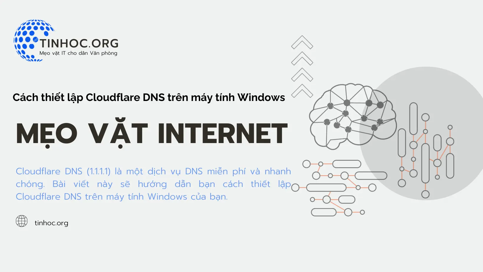 Cloudflare DNS (1.1.1.1) là một dịch vụ DNS miễn phí và nhanh chóng. Bài viết này sẽ hướng dẫn bạn cách thiết lập Cloudflare DNS trên máy tính Windows của bạn.