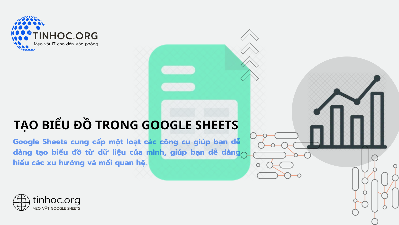 Google Sheets cung cấp một loạt các công cụ giúp bạn dễ dàng tạo biểu đồ từ dữ liệu của mình, giúp bạn dễ dàng hiểu các xu hướng và mối quan hệ.