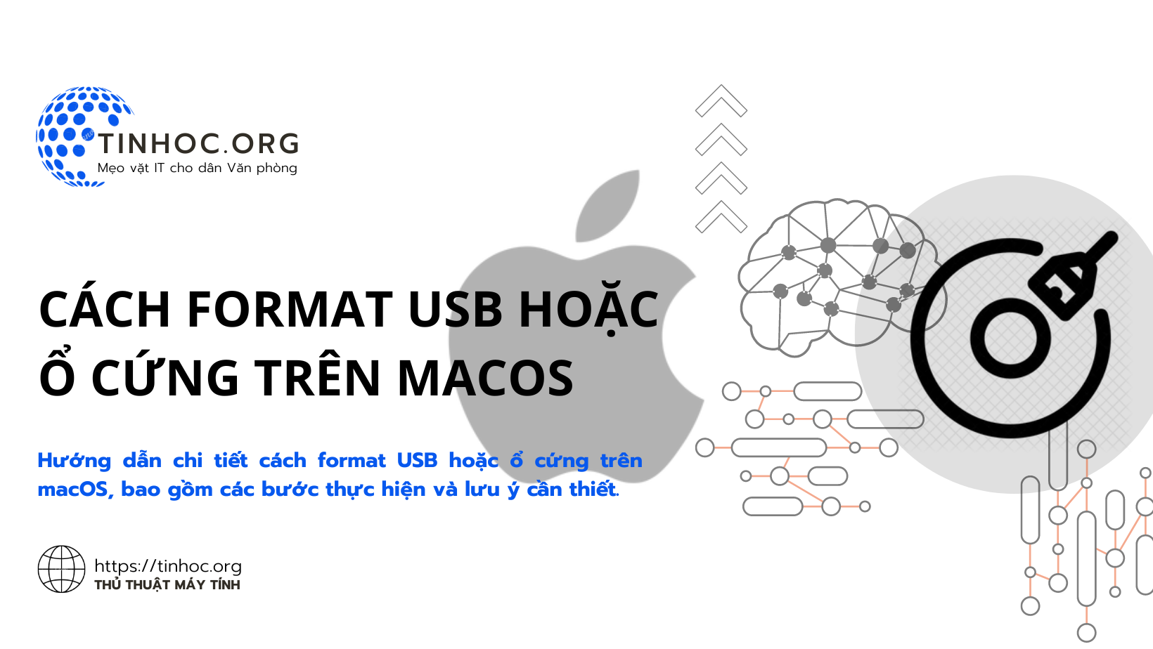 Hướng dẫn chi tiết cách format USB hoặc ổ cứng trên macOS, bao gồm các bước thực hiện và lưu ý cần thiết.