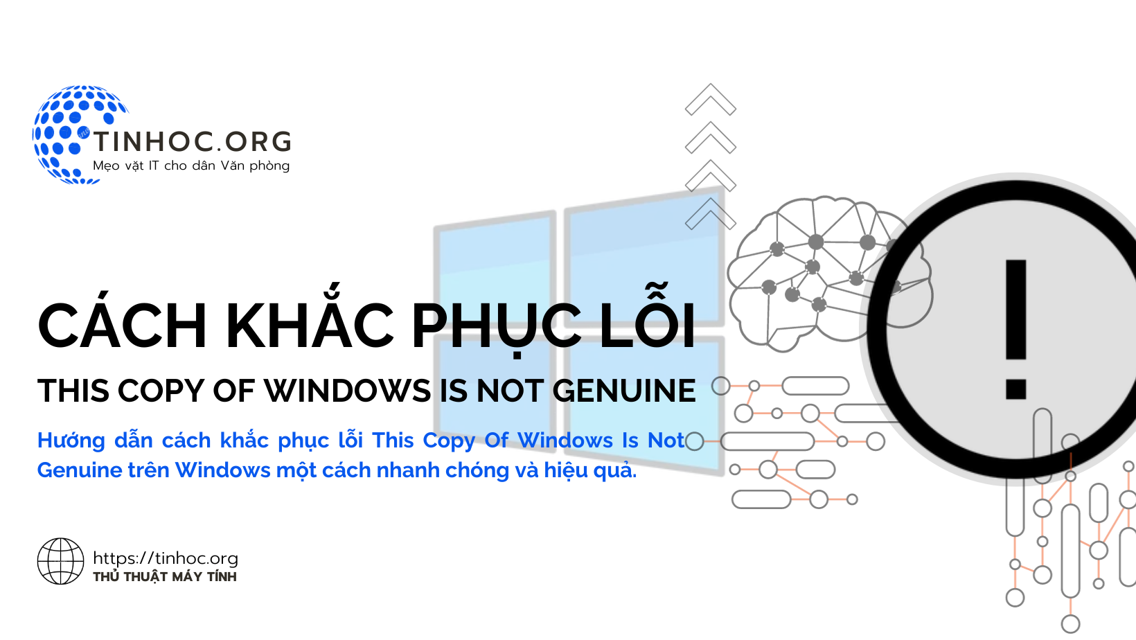 Cách khắc phục lỗi This Copy Of Windows Is Not Genuine