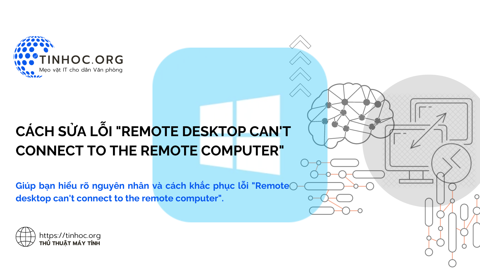 Giúp bạn hiểu rõ nguyên nhân và cách khắc phục lỗi "Remote desktop can't connect to the remote computer".