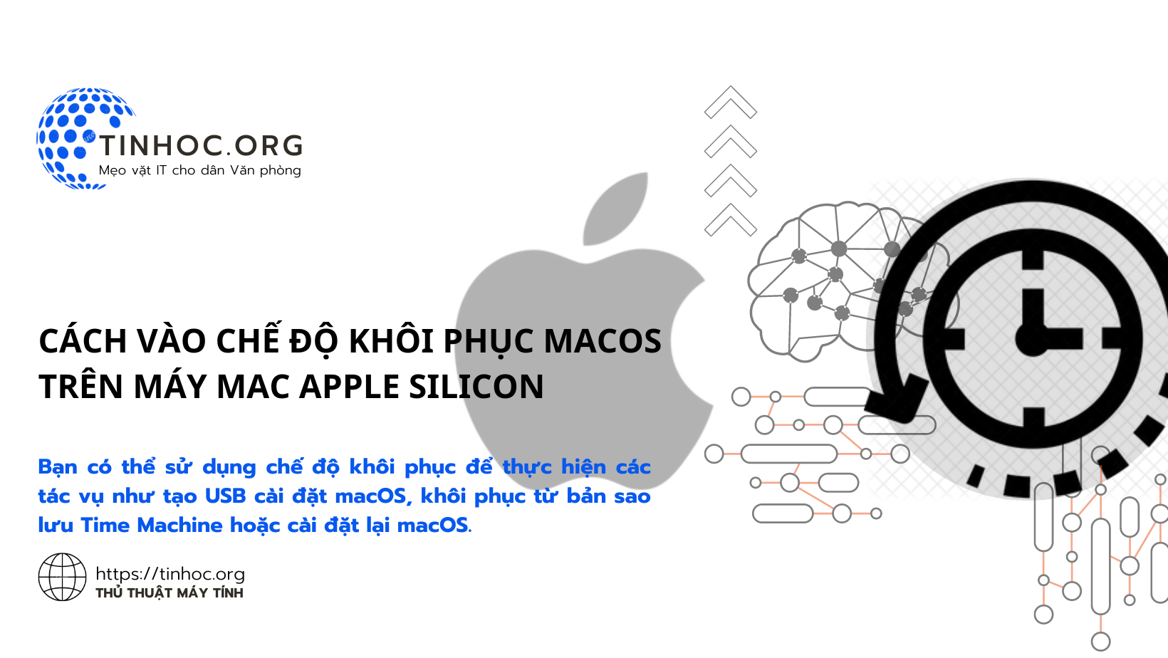 Cách vào chế độ khôi phục macOS trên máy Mac Apple Silicon
