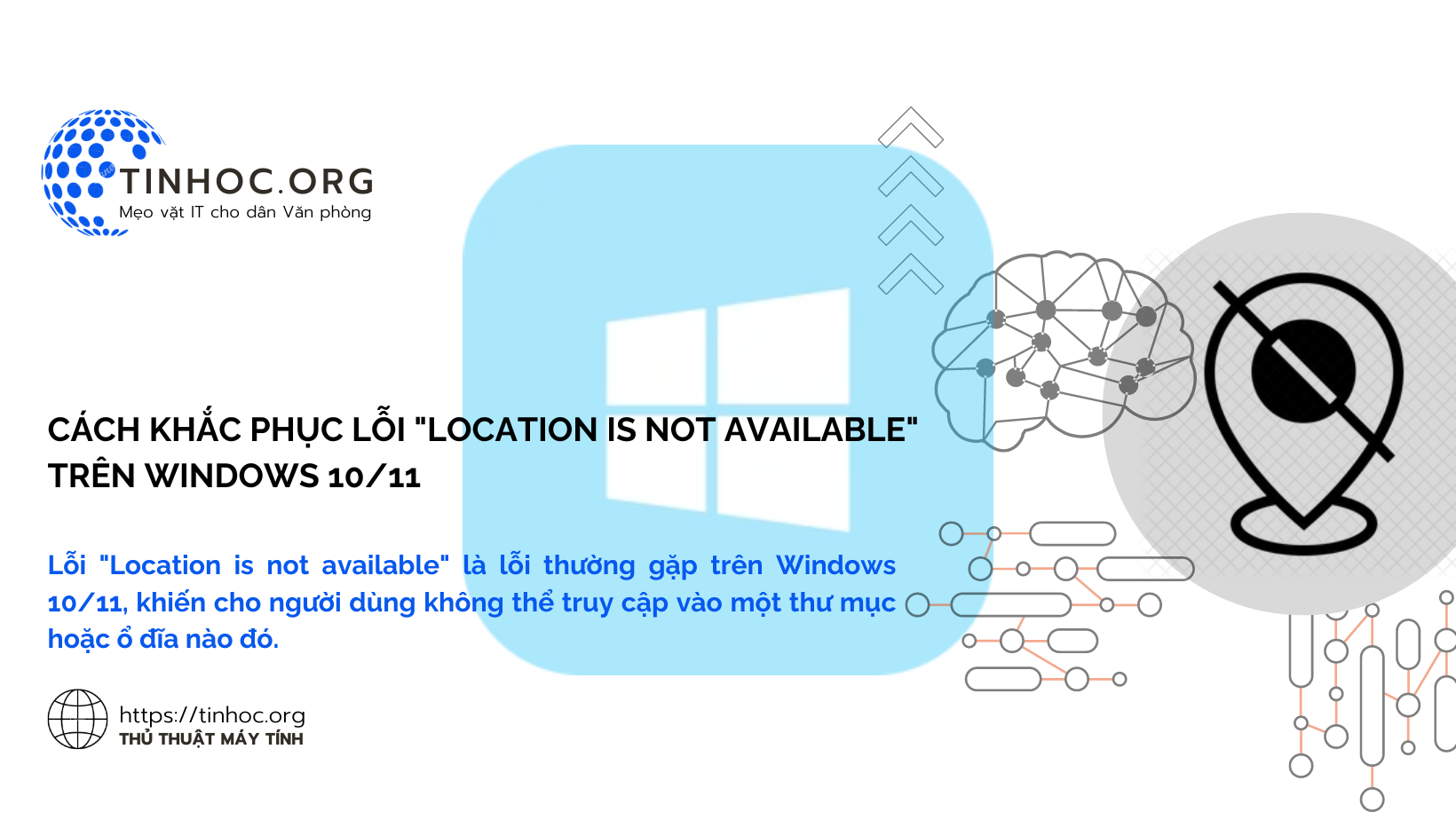Cách khắc phục lỗi "Location is not available" trên Windows 10/11