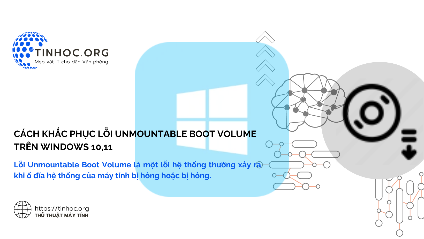 Cách khắc phục lỗi Unmountable Boot Volume trên Windows 10,11