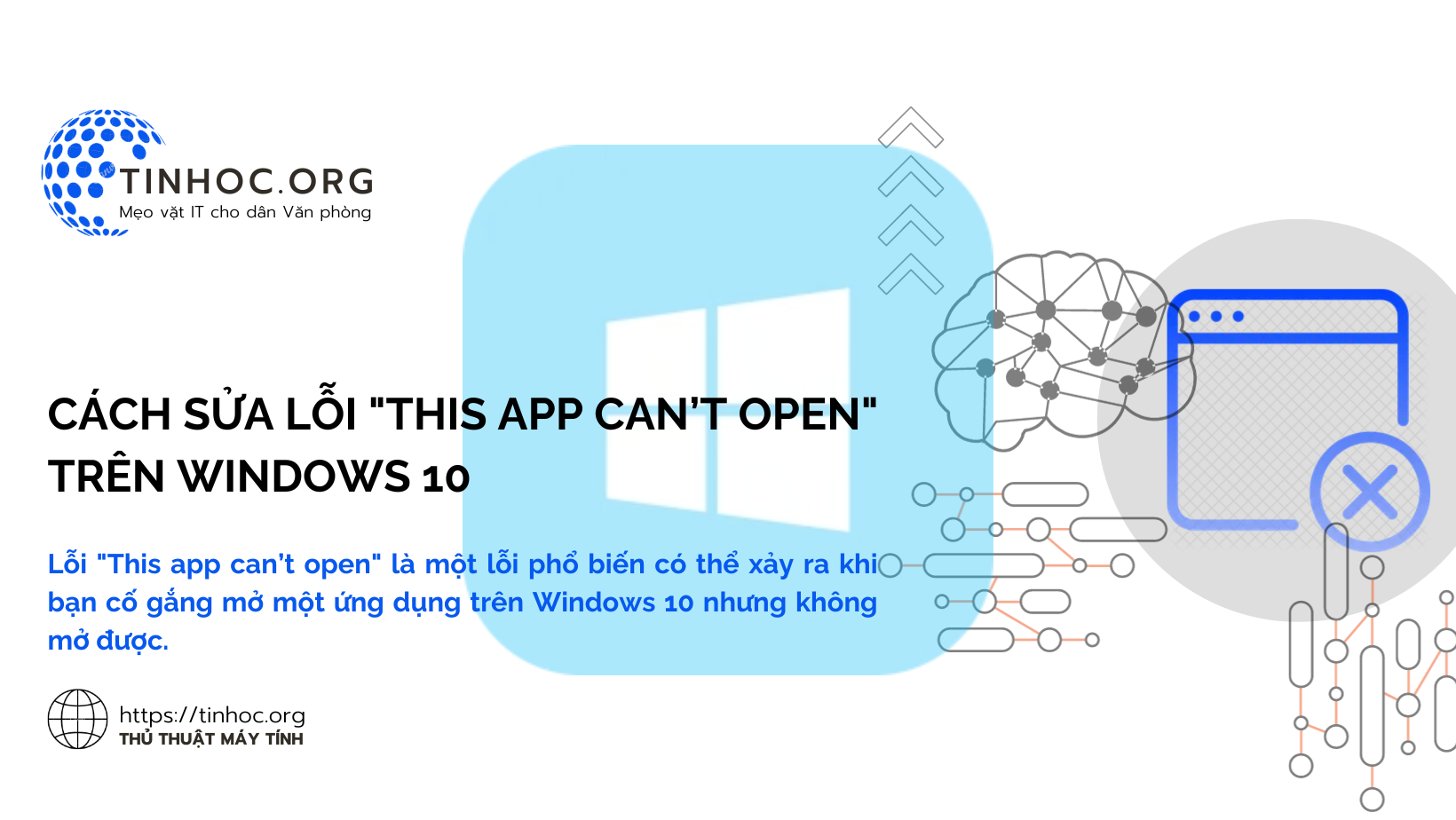 Cách sửa lỗi "This app can’t open" trên Windows 10