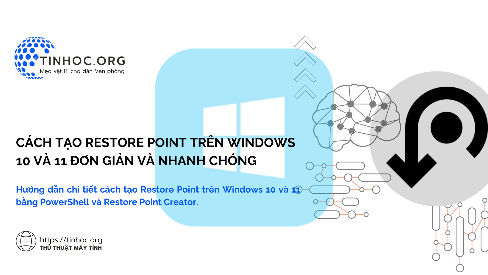 Hướng dẫn chi tiết cách tạo Restore Point trên Windows 10 và 11 bằng PowerShell và Restore Point Creator.