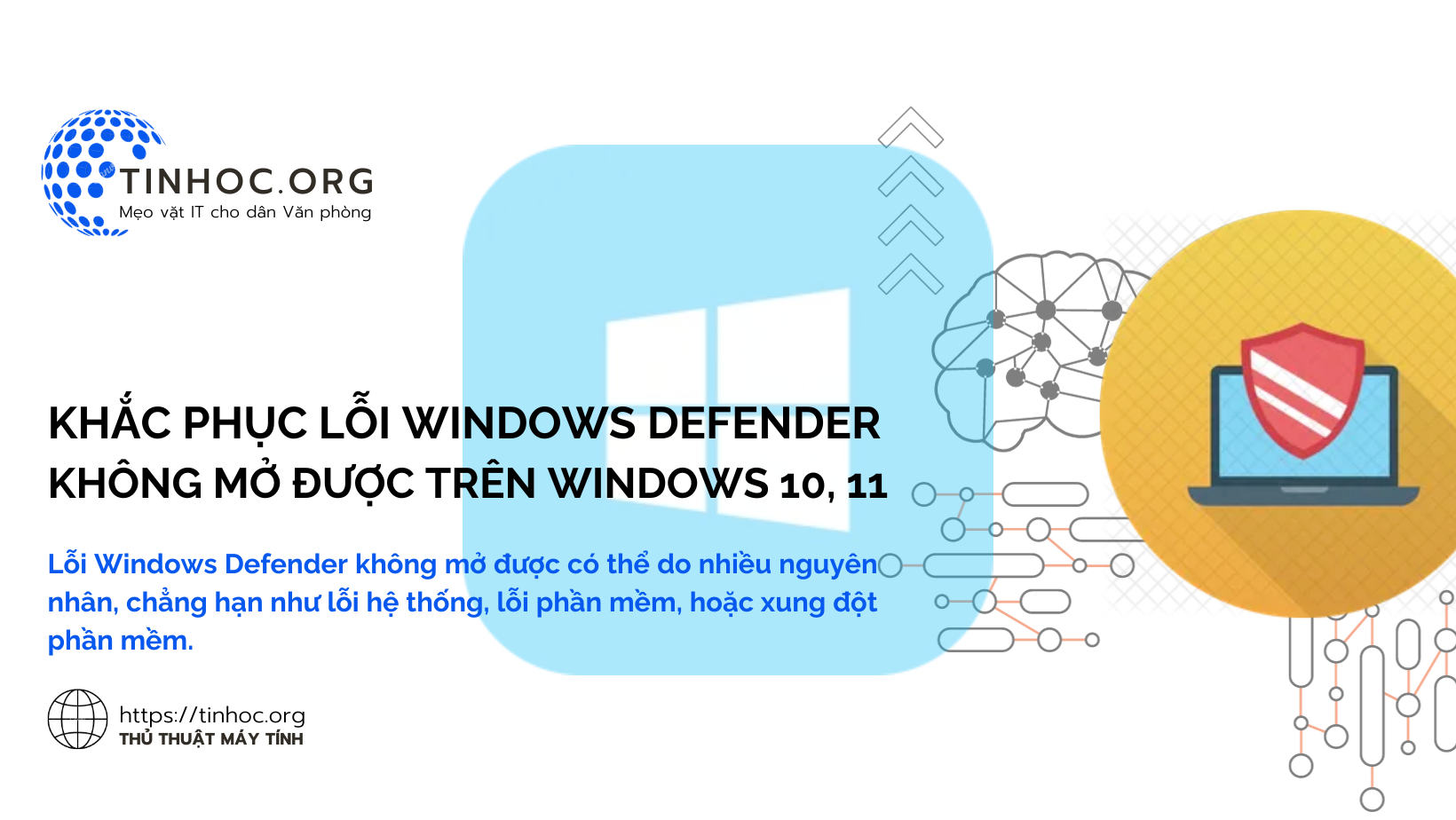 Lỗi Windows Defender không mở được có thể do nhiều nguyên nhân, chẳng hạn như lỗi hệ thống, lỗi phần mềm, hoặc xung đột phần mềm.