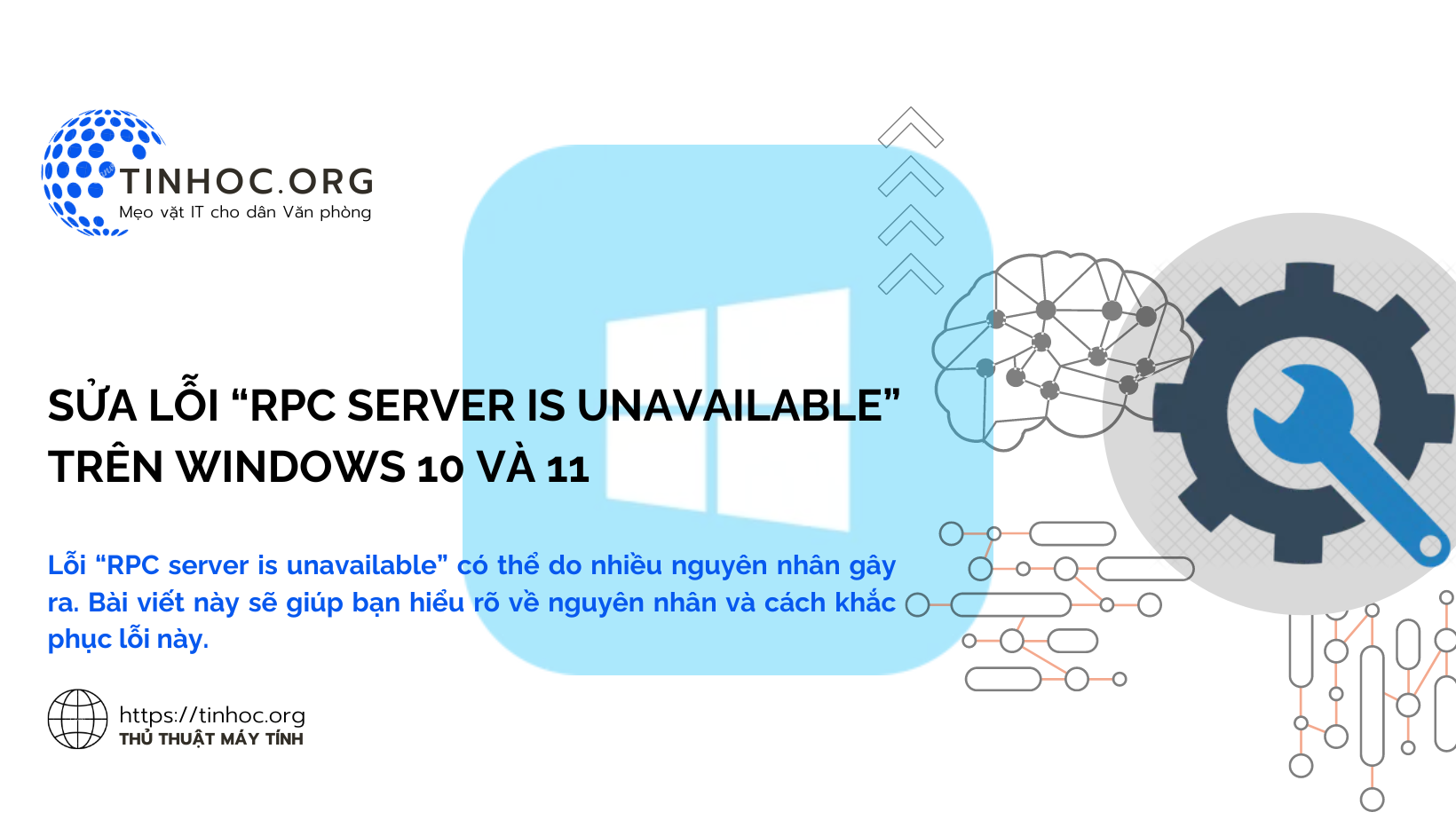 Sửa lỗi “RPC server is unavailable” trên Windows 10 và 11