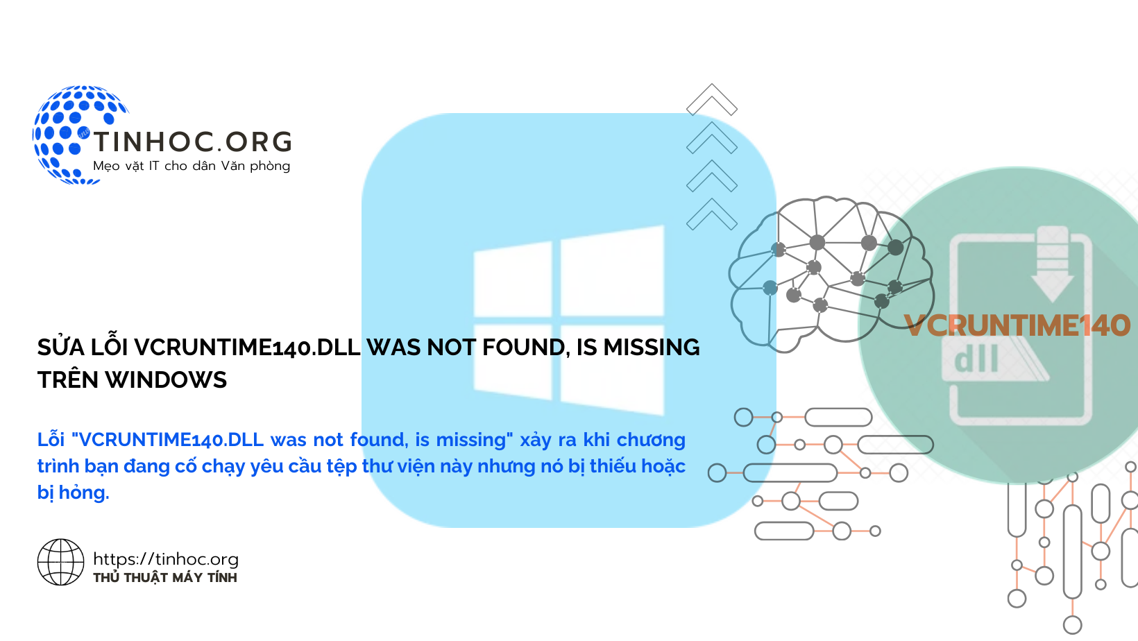 Lỗi "VCRUNTIME140.DLL was not found, is missing" xảy ra khi chương trình bạn đang cố chạy yêu cầu tệp thư viện này nhưng nó bị thiếu hoặc bị hỏng.