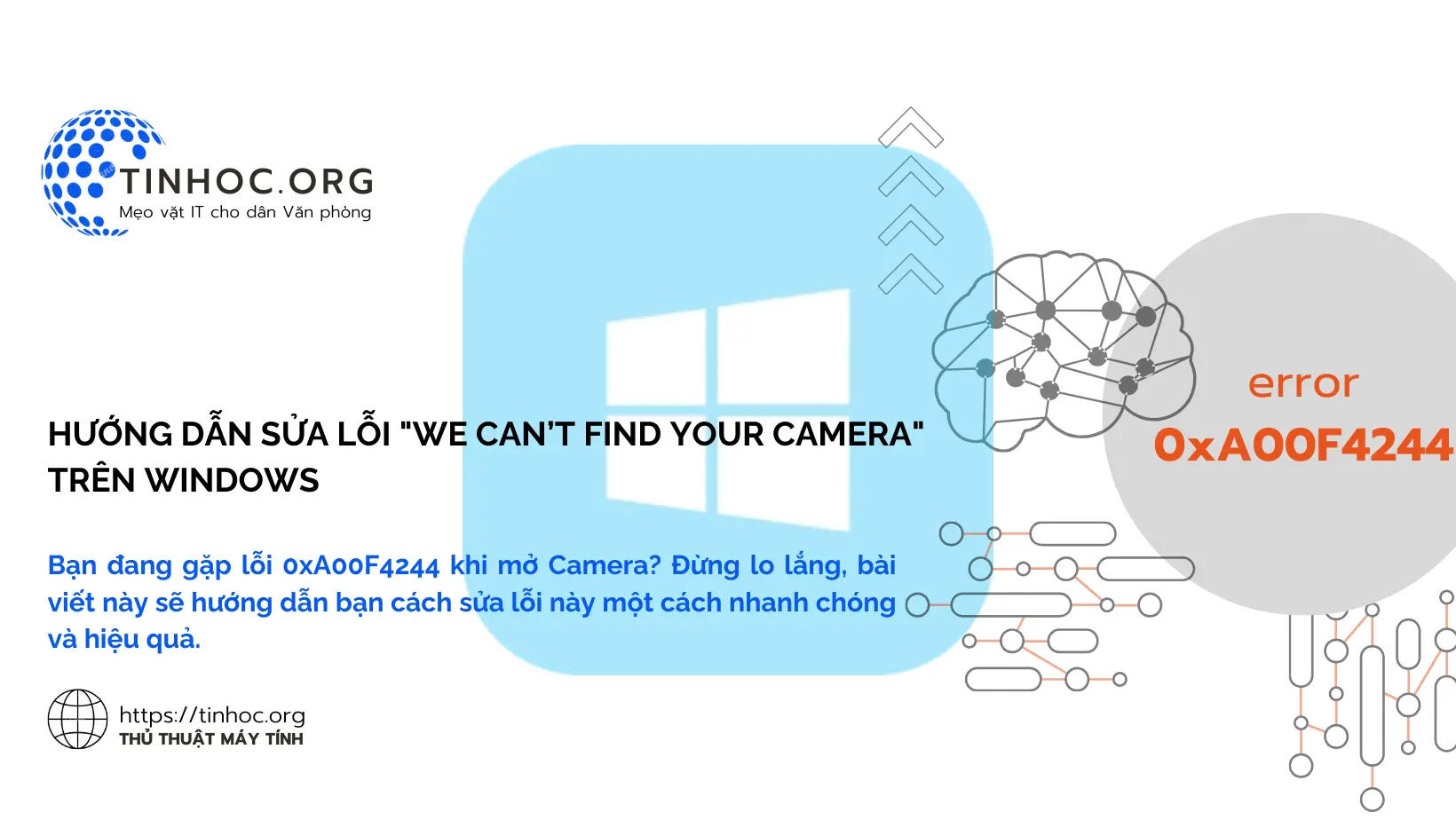 Hướng dẫn sửa lỗi "We Can’t Find Your Camera" trên Windows