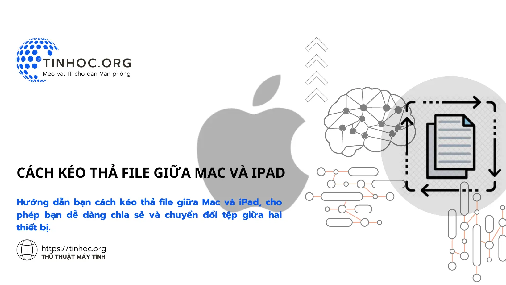 Cách kéo thả file giữa Mac và iPad