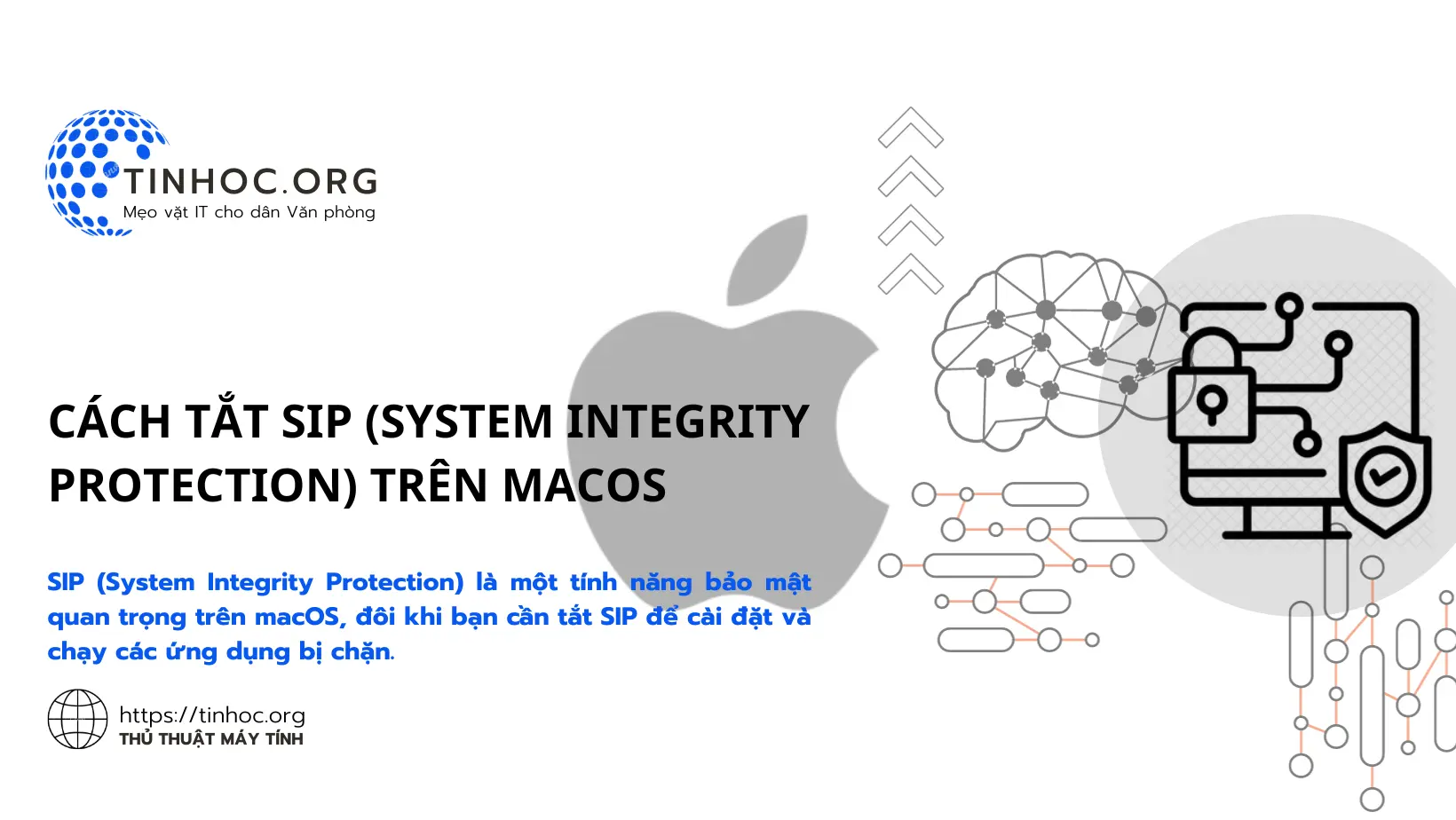 SIP (System Integrity Protection) là một tính năng bảo mật quan trọng trên macOS, đôi khi bạn cần tắt SIP để cài đặt và chạy các ứng dụng bị chặn.