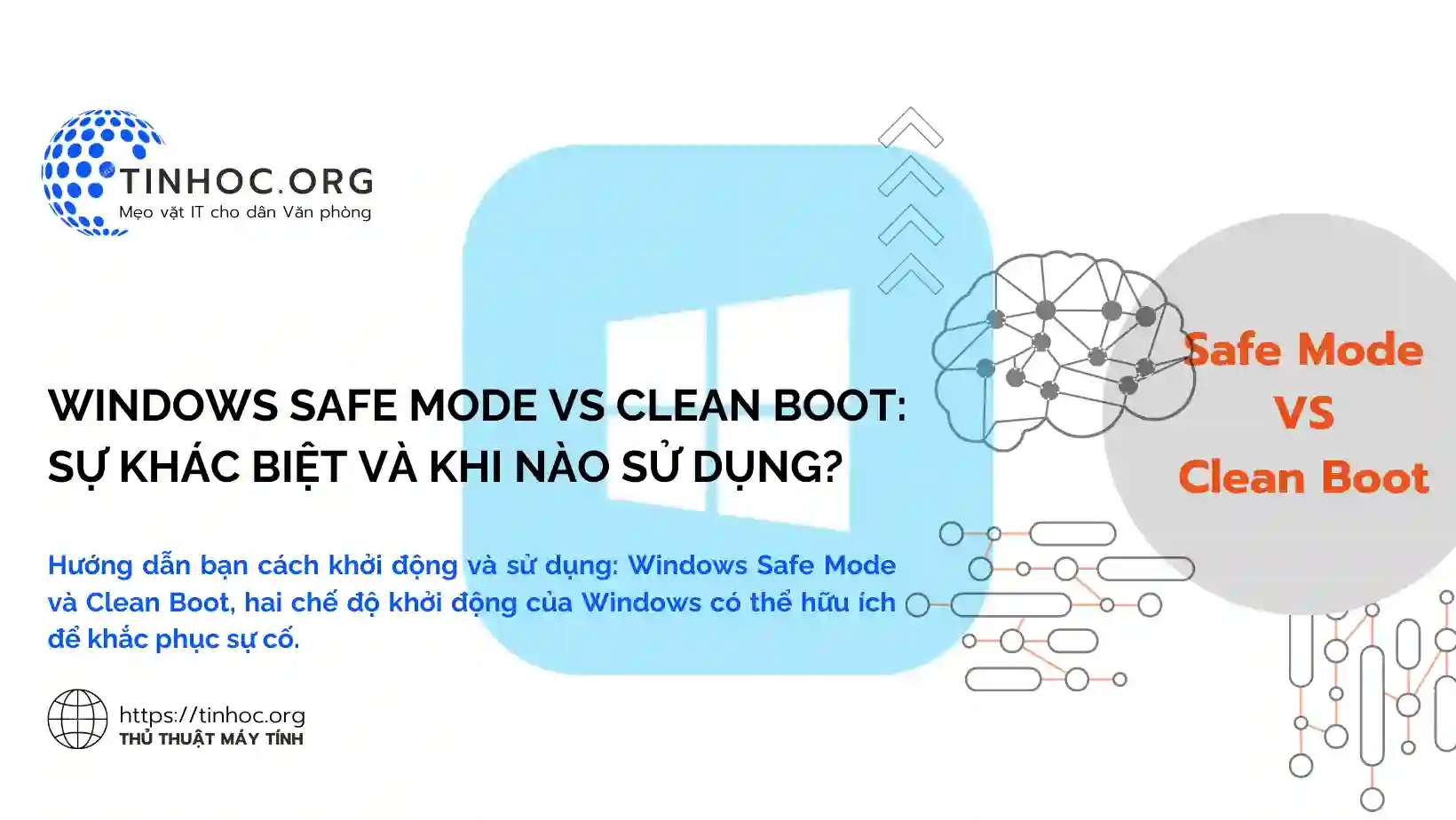 Hướng dẫn bạn cách khởi động và sử dụng: Windows Safe Mode và Clean Boot, hai chế độ khởi động của Windows có thể hữu ích để khắc phục sự cố.